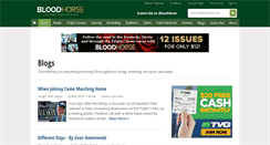 Desktop Screenshot of cs.bloodhorse.com